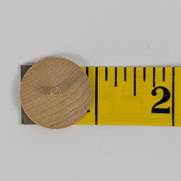 The Polo Fields Golf & Country Club Ann Arbor Michigan Wooden Golf Ball Marker - Picture 3 of 3